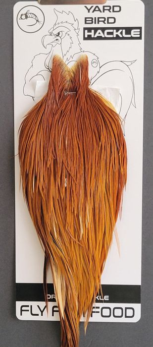 Материал для вязания мушек Flash Sale Hackle 309 - Yard Bird Cape NA - Brown (sizes 8-22)