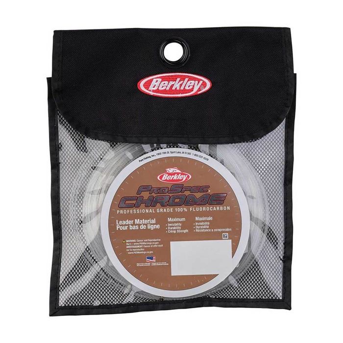 Поводковый материал Berkley ProSpec Chrome 100% Fluoro Leader - 80lb, Clear, 33yds