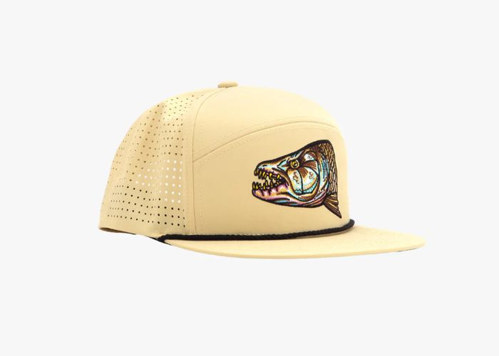 Головной убор Bajio Tigerfish Head Performance Flat Brim Hat