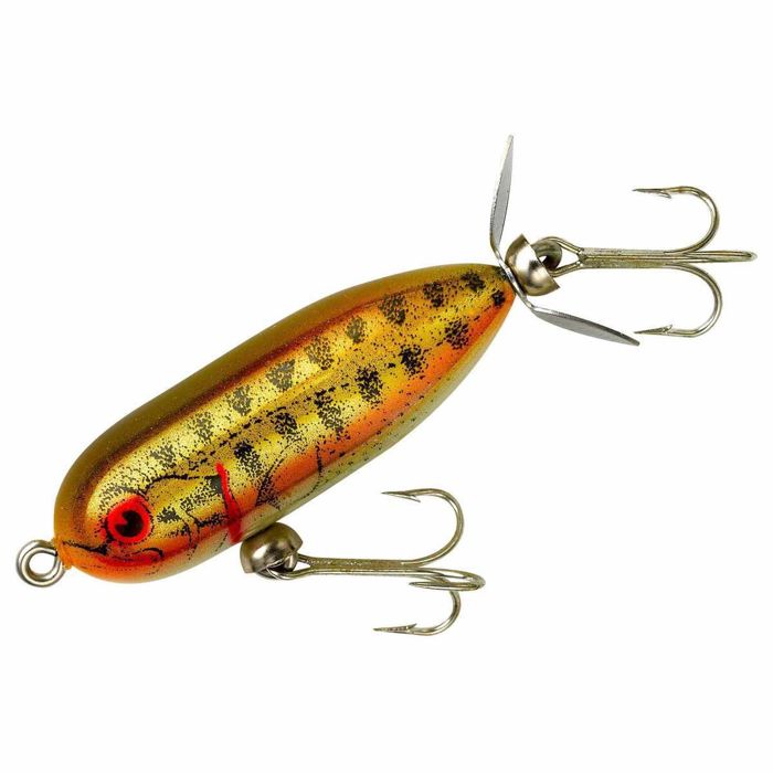 Поверхностная приманка Heddon Tiny Torpedo Topwater Bait - Gw/Finish/Gold Bass, 1/4oz, 1-7
