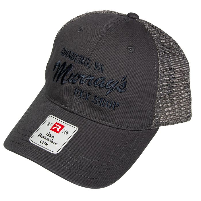 Головной убор Richardson 111 Trucker Hat, Mesh Back Cap with MFS Logo - Charcoal