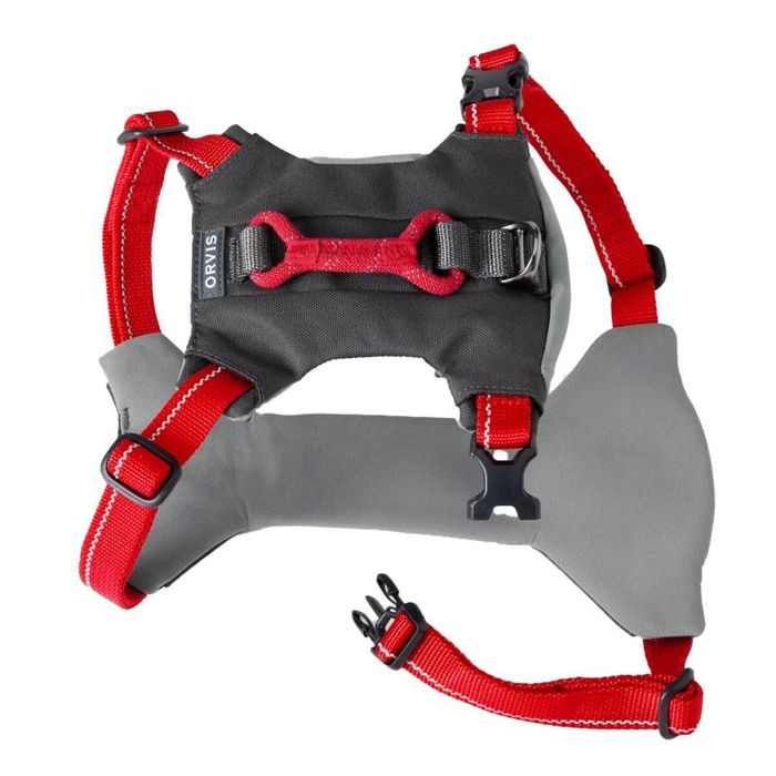 Снаряжение для собаки Orvis Tough Trail 4-Point Dog Harness - Red