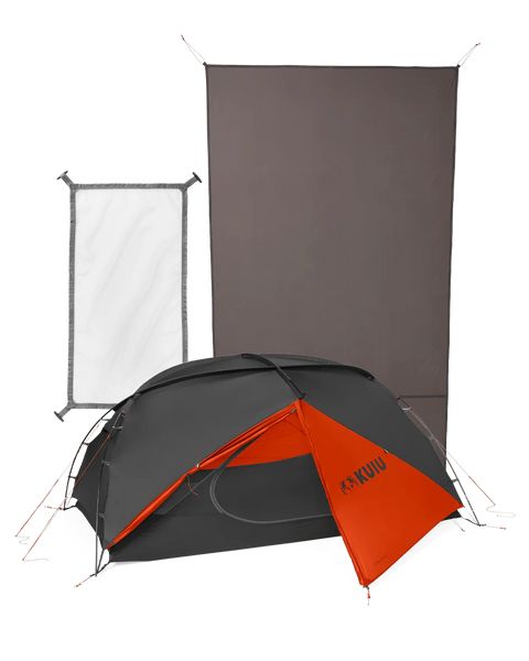 Палатка KUIU Mountain Star 2 Person Tent Set | Gunmetal-Orange