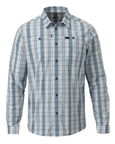 Рыболовная рубашка KUIU Borrego LS Shirt | Gravel Plaid