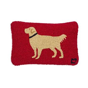 Снаряжение для собаки Chandler Four Corners Golden Retriever Hand-Hooked Pillow 12" x 18"