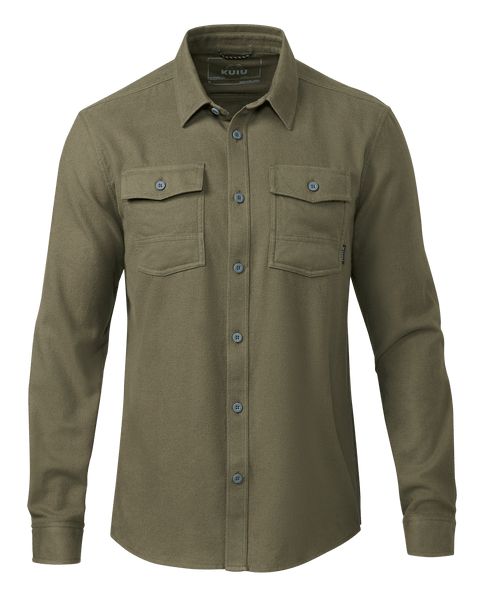 Рыболовная рубашка KUIU Field Flannel Shirt | Evergreen