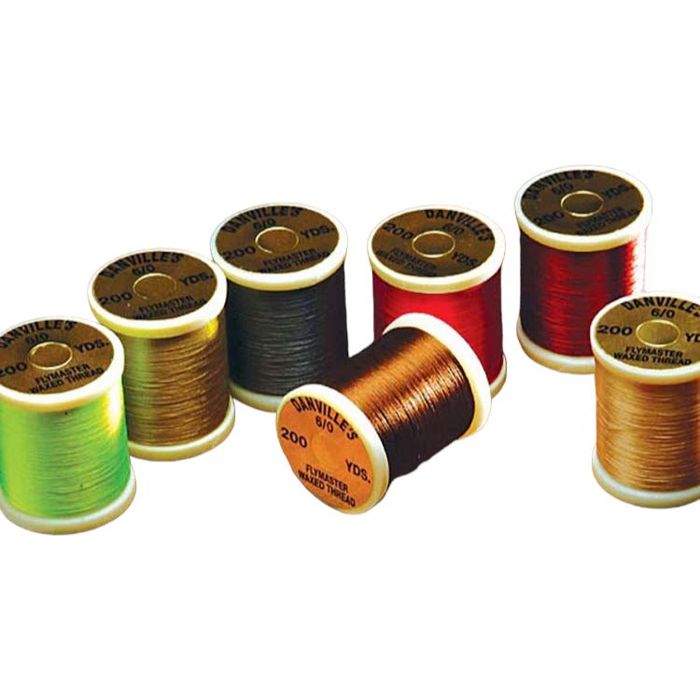 Нить для вязания мушек J. Stockard Fly Fishing 6/0 Flymaster Thread Waxed