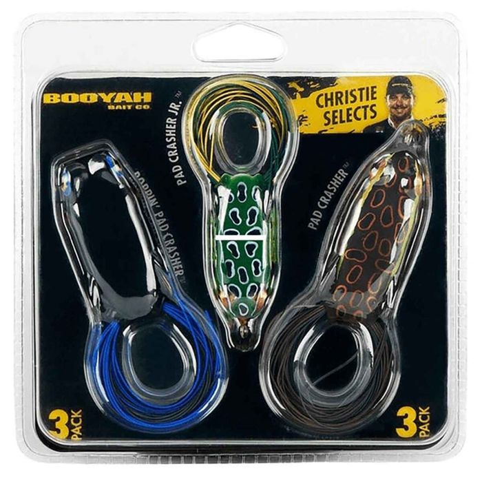 Силиконовая приманка Booyah Pad Crashers Soft Hollow Body Frog - Christie Selects, 1/2-1/4