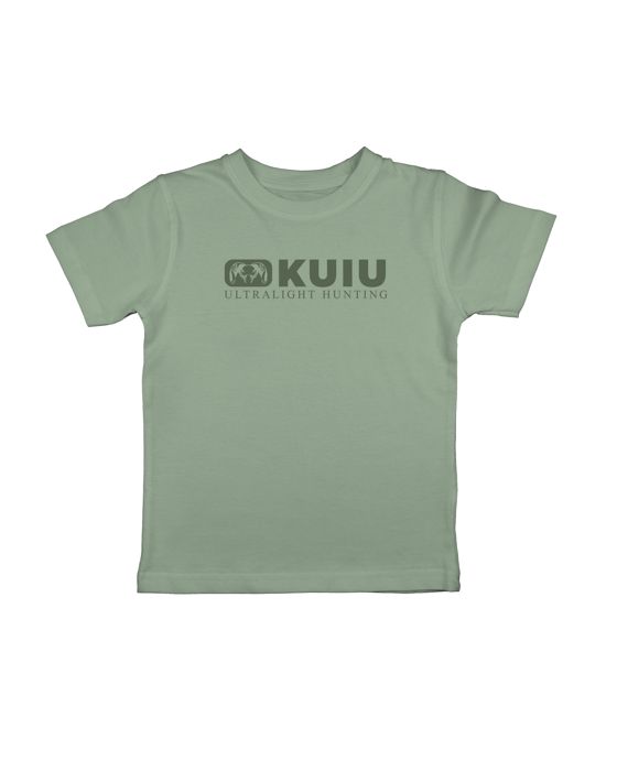Рыболовная рубашка KUIU Toddler Block Logo T-Shirt | Thyme