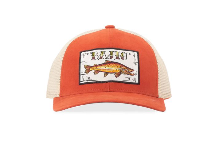 Головной убор Bajio Brown Trout Patch Trucker Hat