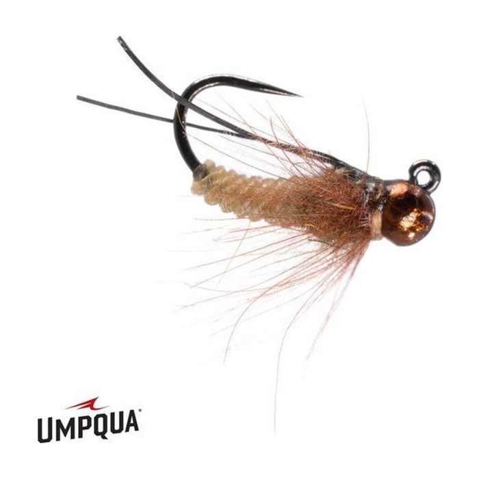 Зимняя приманка Umpqua Twisted Caddis Tungsten Jigged - Tan