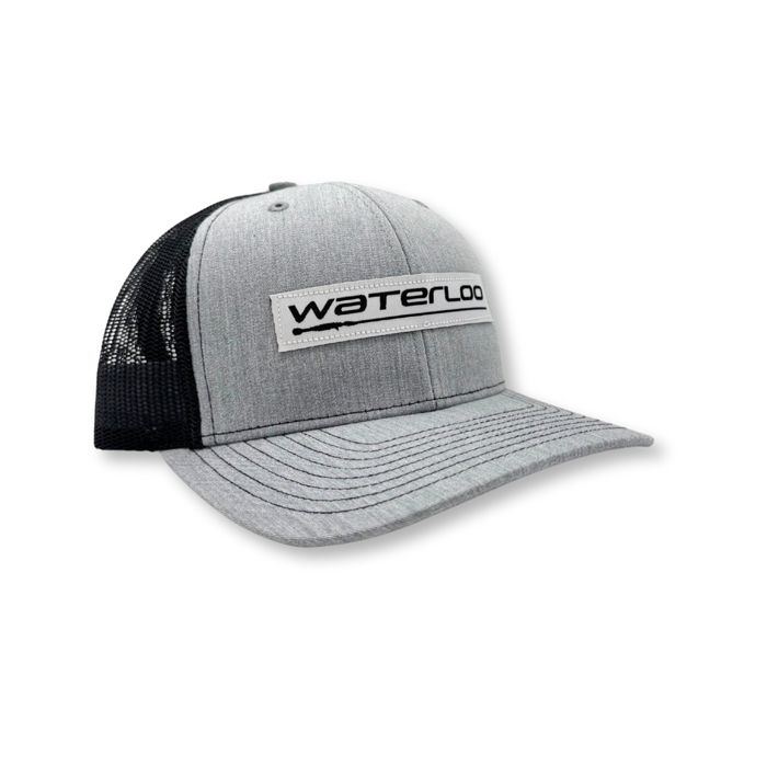 Головной убор Rhodes Headwear Waterloo Heather Gray and Black Cap - Performance Patch