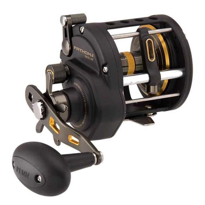 Морская мультипликаторная катушка PENN Fathom II Level Wind Trolling/Conventional Reel - S