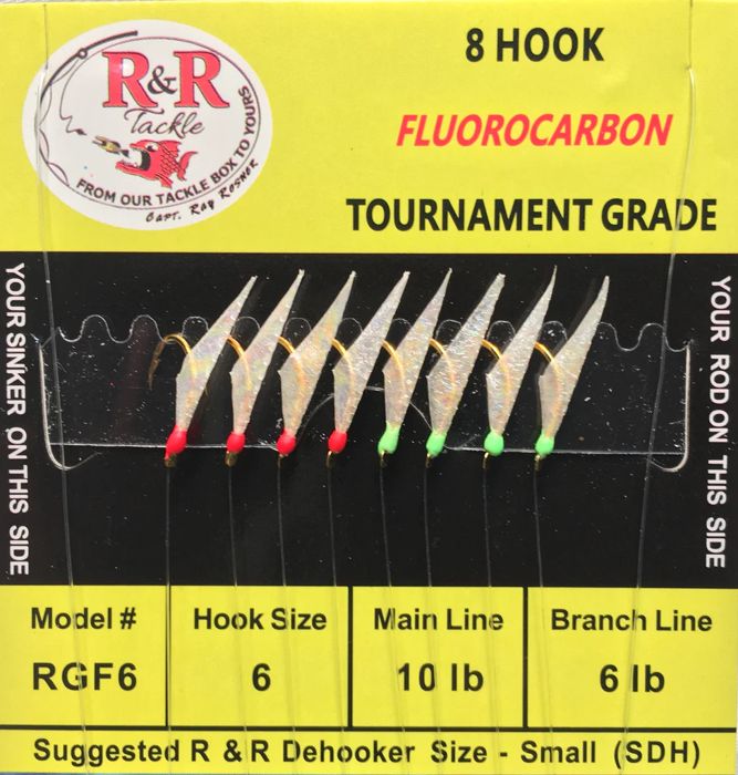 Готовая оснастка R&R TACKLE RGF6 FLUOROCARBON BAIT RIG