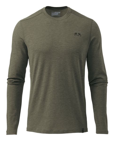Термобельё KUIU ULTRA Merino 120 LT LS Crew-T | Ash