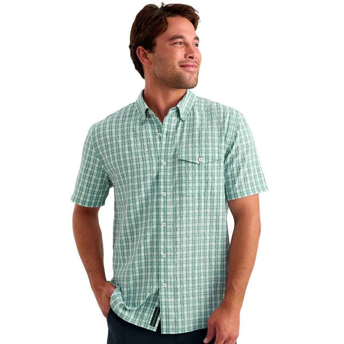 Рыболовная рубашка Huk Men's Chatham Button Down Short Sleeve Fishing Shirt