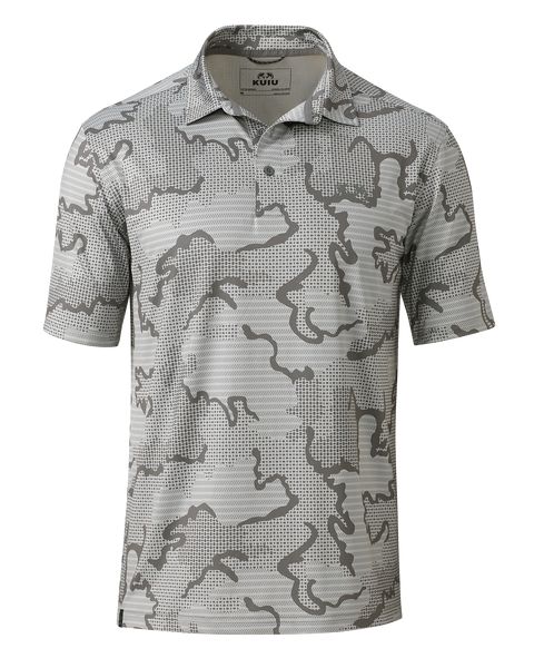 Рыболовная рубашка KUIU Performance Polo | Stone Tonal