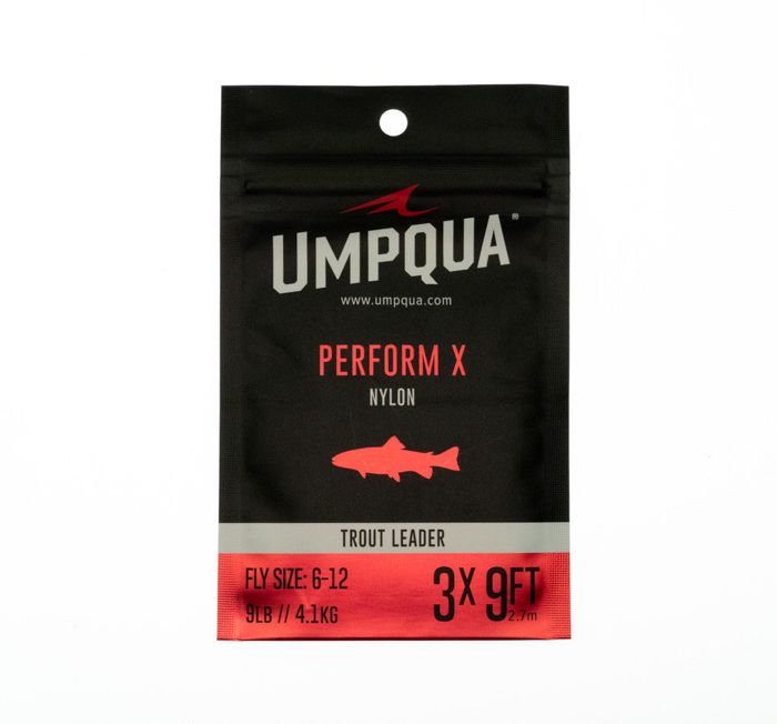 Поводковый материал Umpqua Feather Merchants Umpqua Perform X Nylon 9' Trout Leader 1PK