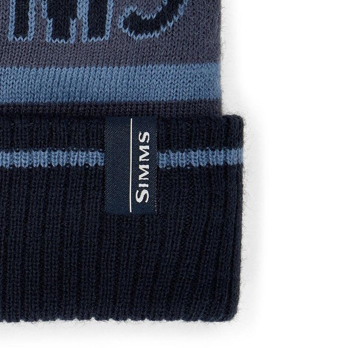 Головной убор Simms Tip-Up Pom Beanie - Huckleberry