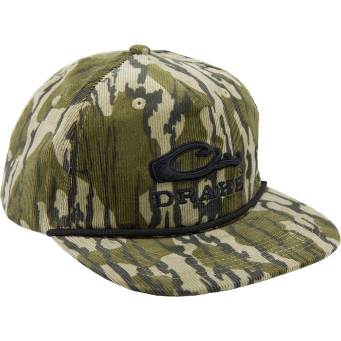 Охотничий камуфляж Drake X Lost Hat Goat Rope Corduroy Cap - Mossy Oak Original Bottomland