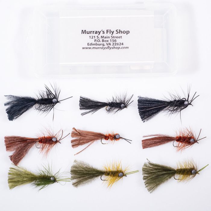 Мушки Murray's Fly Shop Murray's Heavy Hellgrammite Bass Fly Assortment