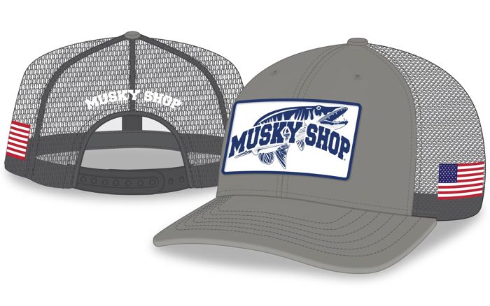 Головной убор Musky Shop Gray/US Flag Mesh Cap-Steven Paul Signature Series