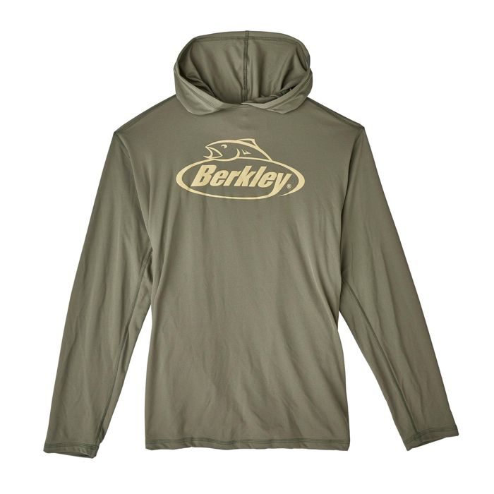 Рыболовная рубашка Berkley Logo Performance Hood Sun Shirt