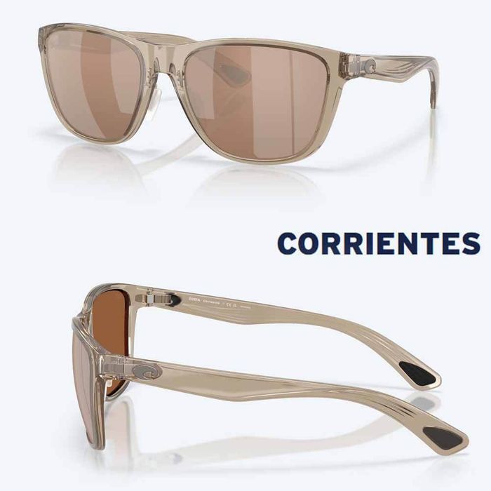 Поляризационные очки Costa Corrientes Sunglasses - BLACK / 580P GRAY
