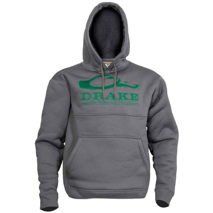 Рыболовная рубашка Drake Waterfowl Drake Men's Softshell Sherpa Casual Hoodie - Grey - 3XL