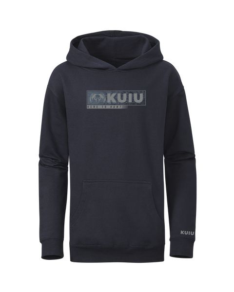 Рыболовная рубашка KUIU Youth Here to Hunt Gritstone Hoodie | Navy
