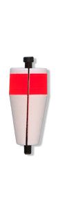 Поплавки COMAL TACKLE Glo-Top Popping Float - Non-Weighted Slotted White & Red