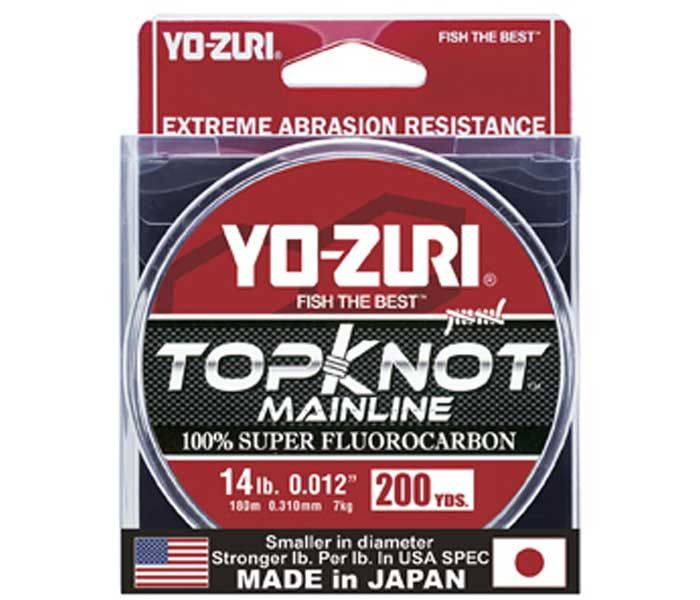 Флюорокарбоновая леска Yo-Zuri TopKnot MainLine Fluorocarbon Line Natural Clear
