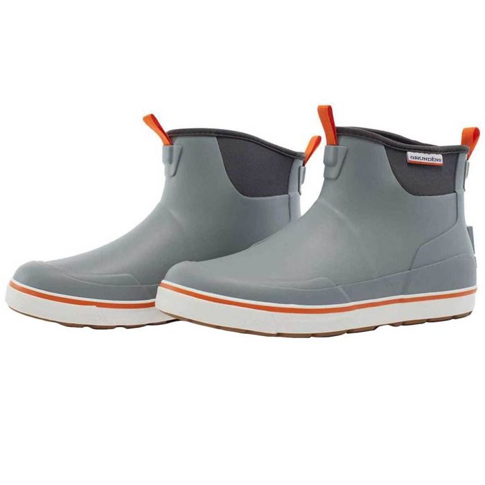 Палубные ботинки Grundens Men's Deck Boss Ankle Fishing Boots - Monument Gray - Size 10