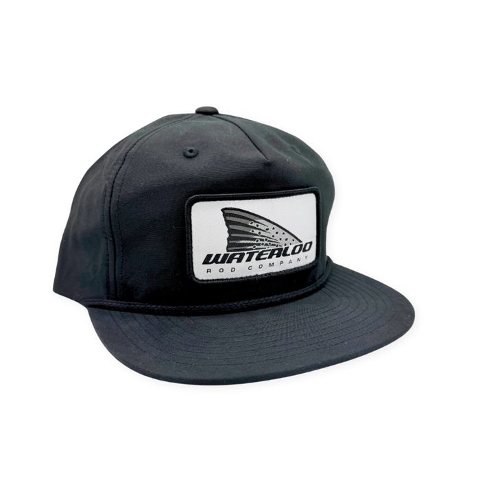 Головной убор Rhodes Headwear Waterloo Black Rope Cap - Trout Logo