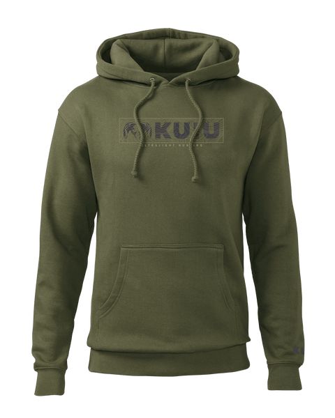 Рыболовная рубашка KUIU Topo Block Logo Hoodie | Army