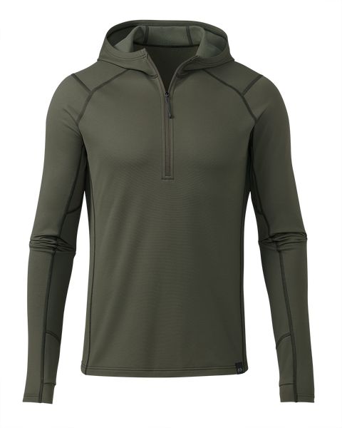Рыболовная рубашка KUIU Vital S3 Zip-T Hoodie | Ash