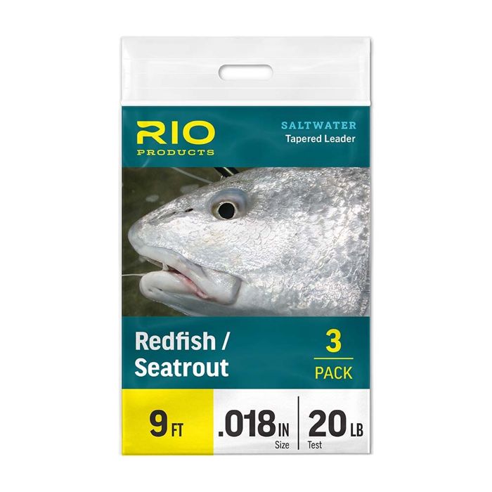 Поводковый материал Rio Redfish Seatrout Leader - 3 Pack - One Color / 12lb