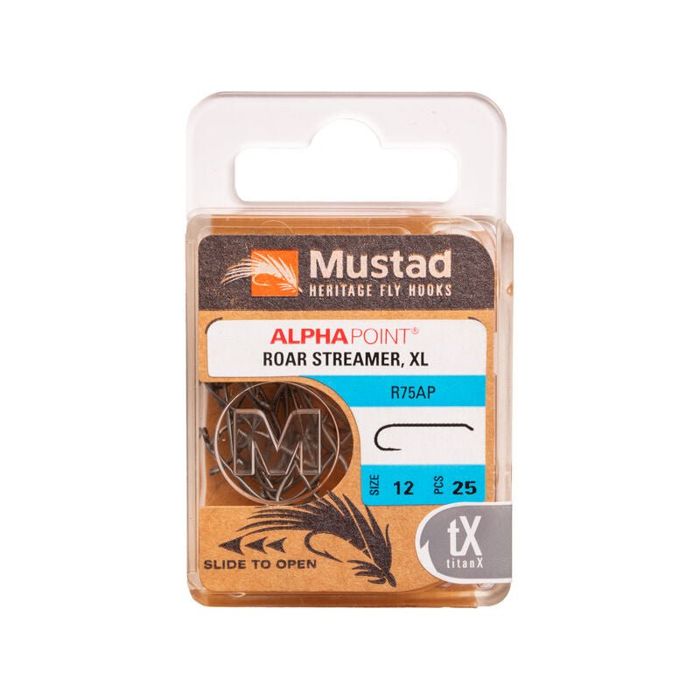 Крючки Hareline Mustad - Roar Streamer XL Hook R75AP
