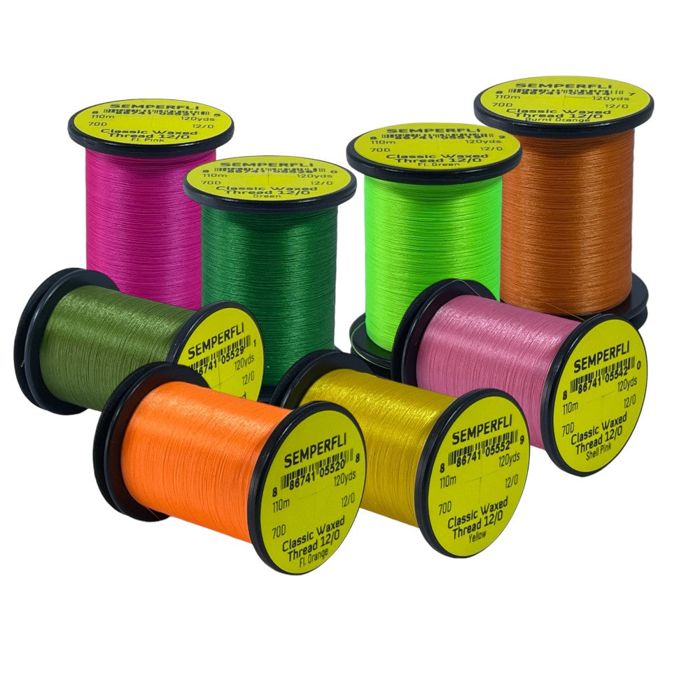Нить для вязания мушек J. Stockard Fly Fishing Classic Waxed Thread 12/0 - 120 yards