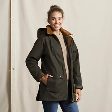 Непромокаемая одежда Barbour Women's Highclere Waxed Jacket