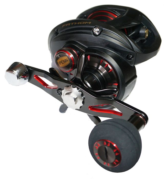 Мультипликаторная катушка Penn Fathom Low Profile Reel High Speed (Power Handle)
