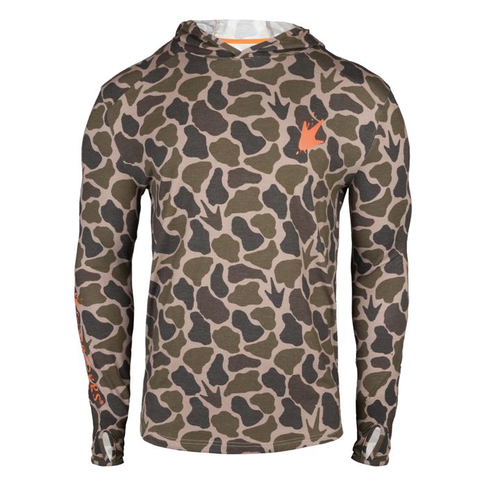 Рыболовная рубашка Frogg Toggs Bamboo LS Hoodie | Duck Camo