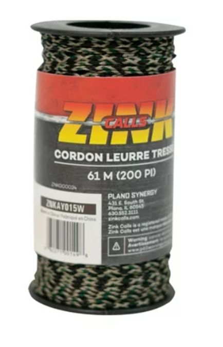 Плетёный шнур BRAIDED DECOY CORD 200FT.