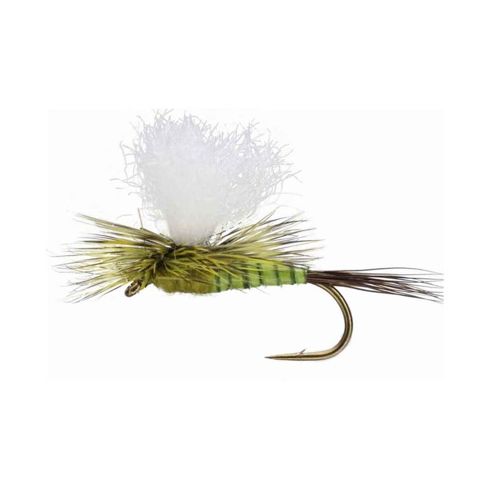 Мушки RoundRocks Parachute Green Drake Fly - 6 Pack