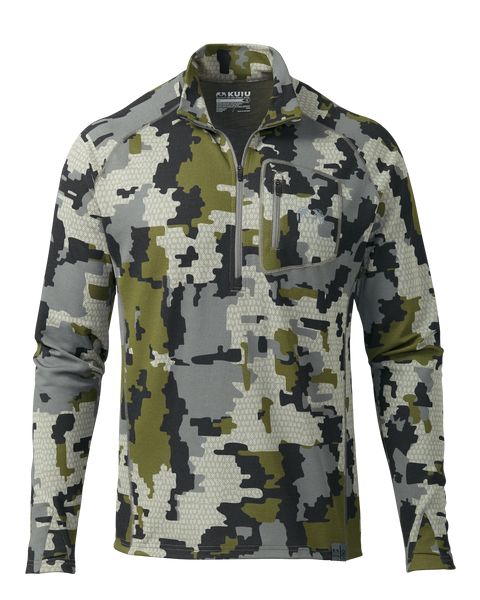 Термобельё KUIU PRO Merino 200 Zip-T | Verde