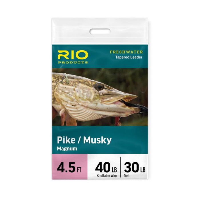 Поводковый материал Rio Pike/Musky Magnum Leader 4.5'
