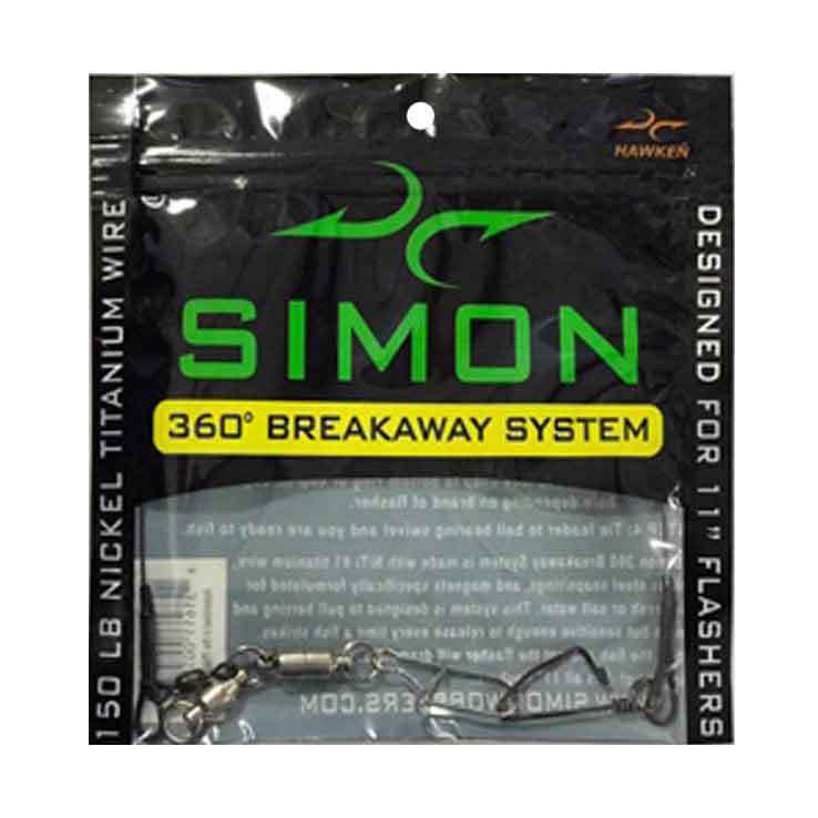 Аттрактор для троллинга Hawken Fishing Simon 360 Breakaway Flasher System Trolling Accesso