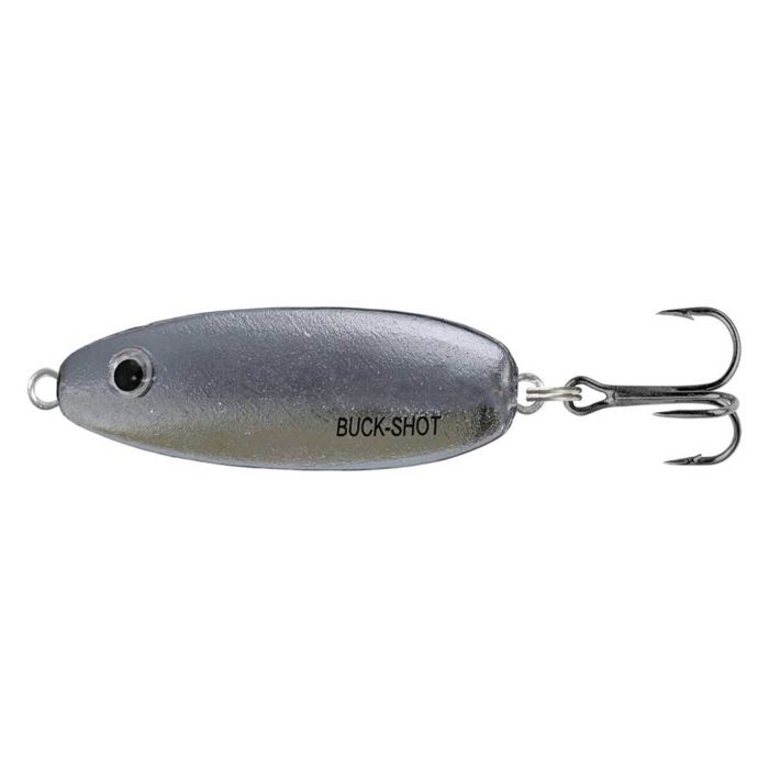 Зимняя приманка Northland Fishing Tackle Buck-Shot Rattle Spoon - Silver, 1/2oz, Size 4, 1