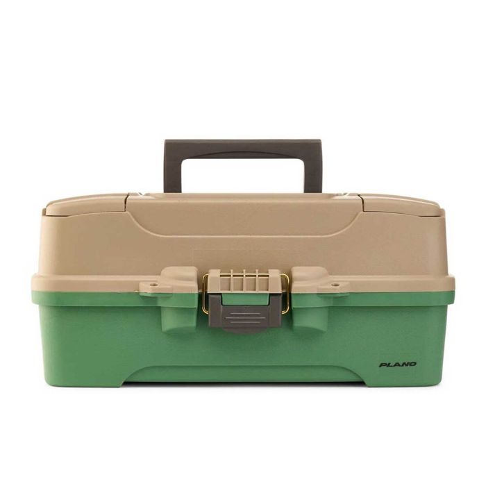 Коробка для снастей Plano Catfish Kit Three Tray Tackle Box - Tan/Green