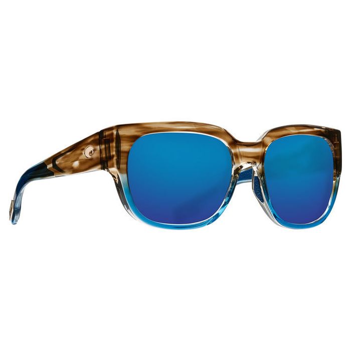 Поляризационные очки Costa Waterwoman Polarized Sunglasses - Shiny Wahoo/Blue Mirror